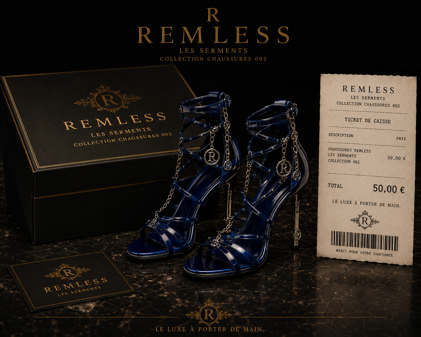 Botte couture noire REMLESS
